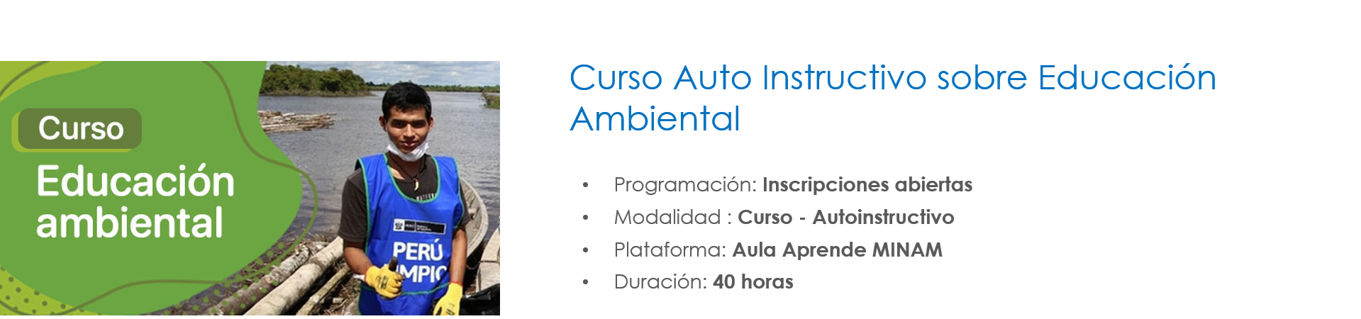 imagen del curso sobre educacion ambiental